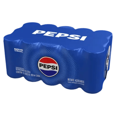 Refrigerante Pepsi Cola Lata Sleek 269ml Pack C/15