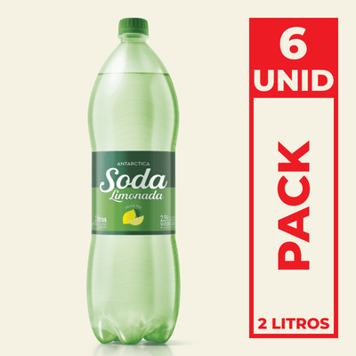 Refrigerante Soda Antarctica Garrafa Pet 2L Pack C/6