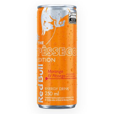 Energético Red Bull The Pêssego Edition Lata 250ml