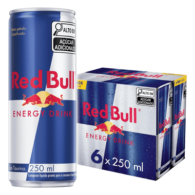 Energético Red Bull Lata 250ml Pack C/6