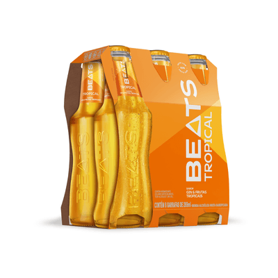 Drink Pronto Beats Tropical Long Neck 269ml Pack C/6