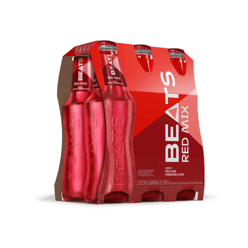 Drink Pronto Beats Red Mix Long Neck 269ml Pack C_6