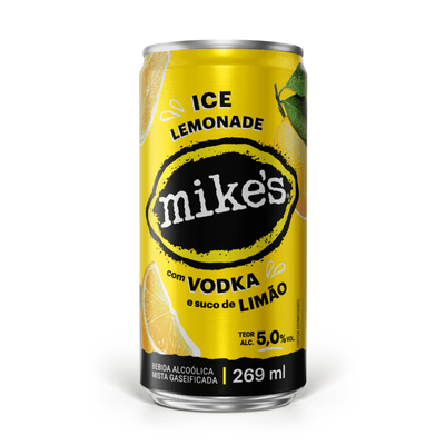 Drink Pronto   Mike's Hard Lemonade Suco de Limão Lata Sleek 269ml