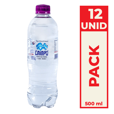 Água Mineral Com Gás Caiapó 500 ml Pack C/12