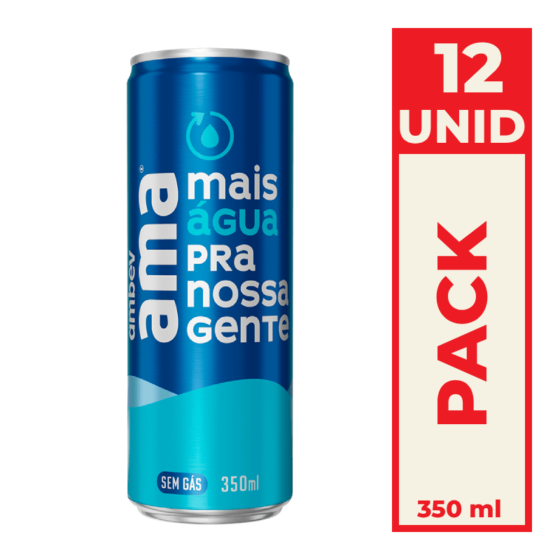 Água Mineral Sem Gás Ama Lata