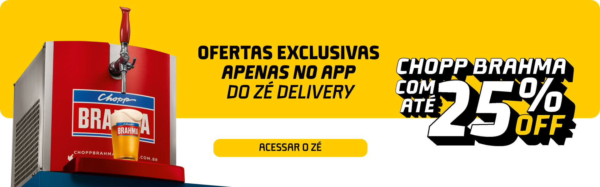 Banner Chopp Brahma Express